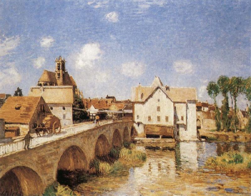 Alfred Sisley The Bridge of Moret oil painting picture